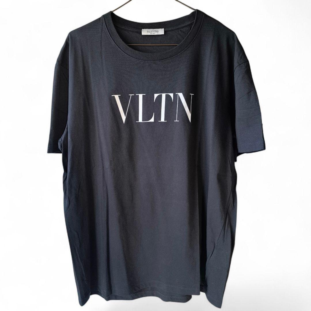 美品✨VALENTINO Tシャツ XL 黒 VLTN ロゴXL ヴァレンティノ