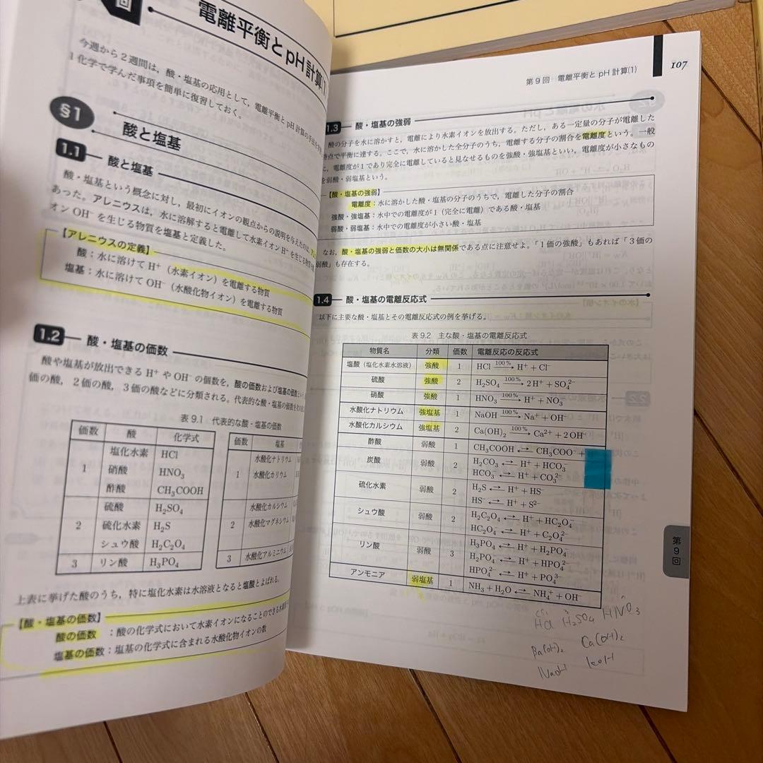 鉄緑会　高2化学　化学基礎講座　教科書　問題集