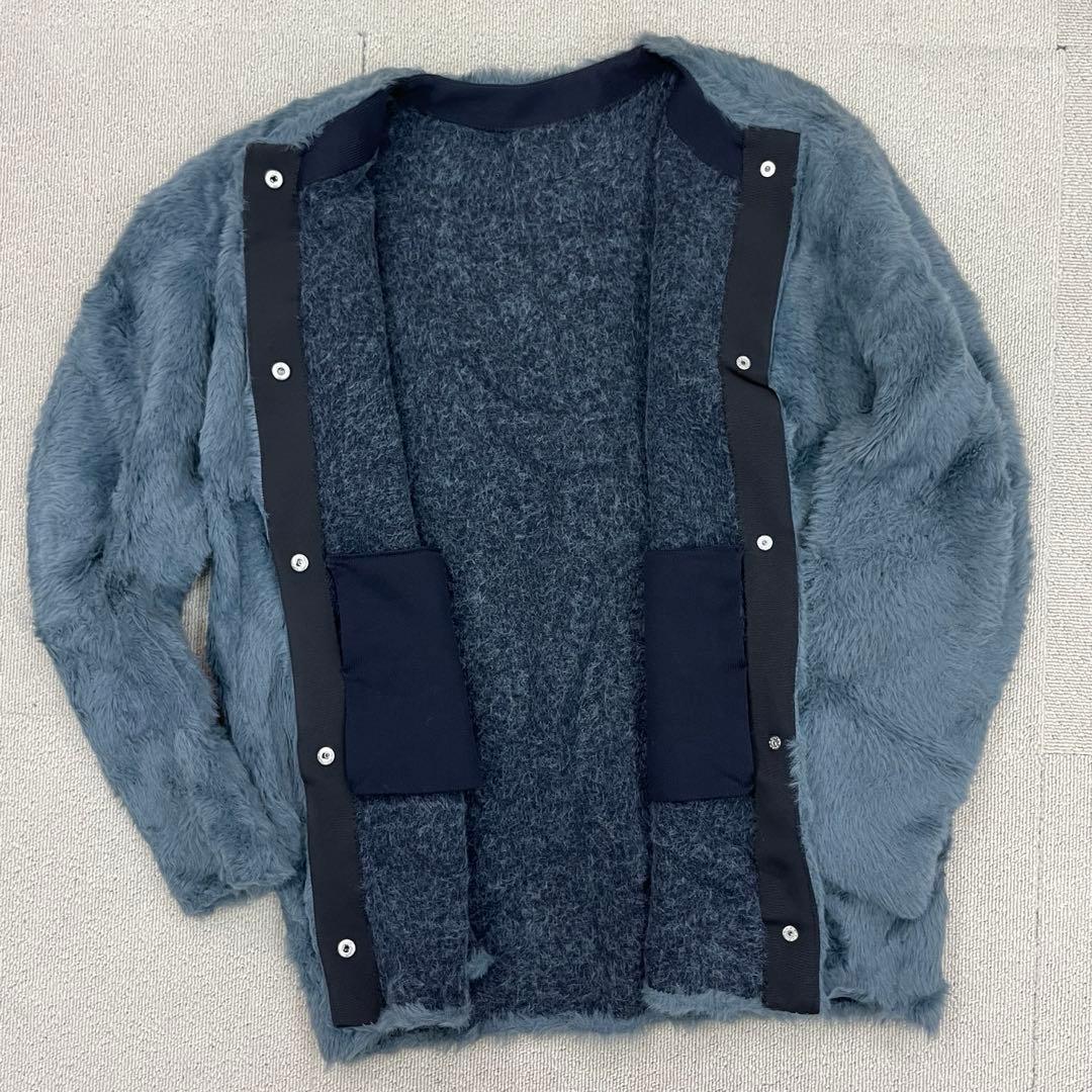 美品⭐︎GALLARDAGALANTE フェザーヤーンカーディガン　ネイビー