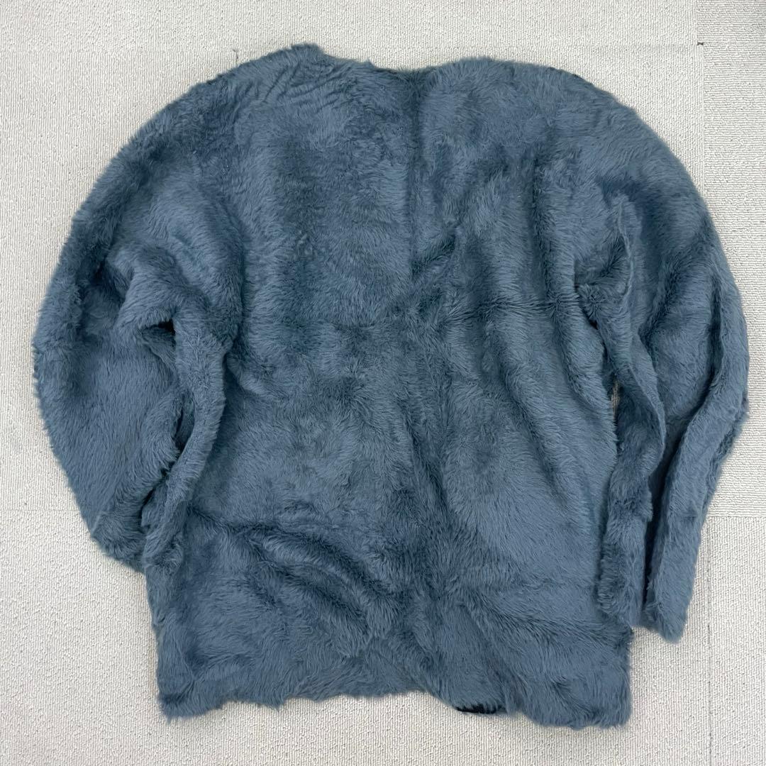 美品⭐︎GALLARDAGALANTE フェザーヤーンカーディガン　ネイビー