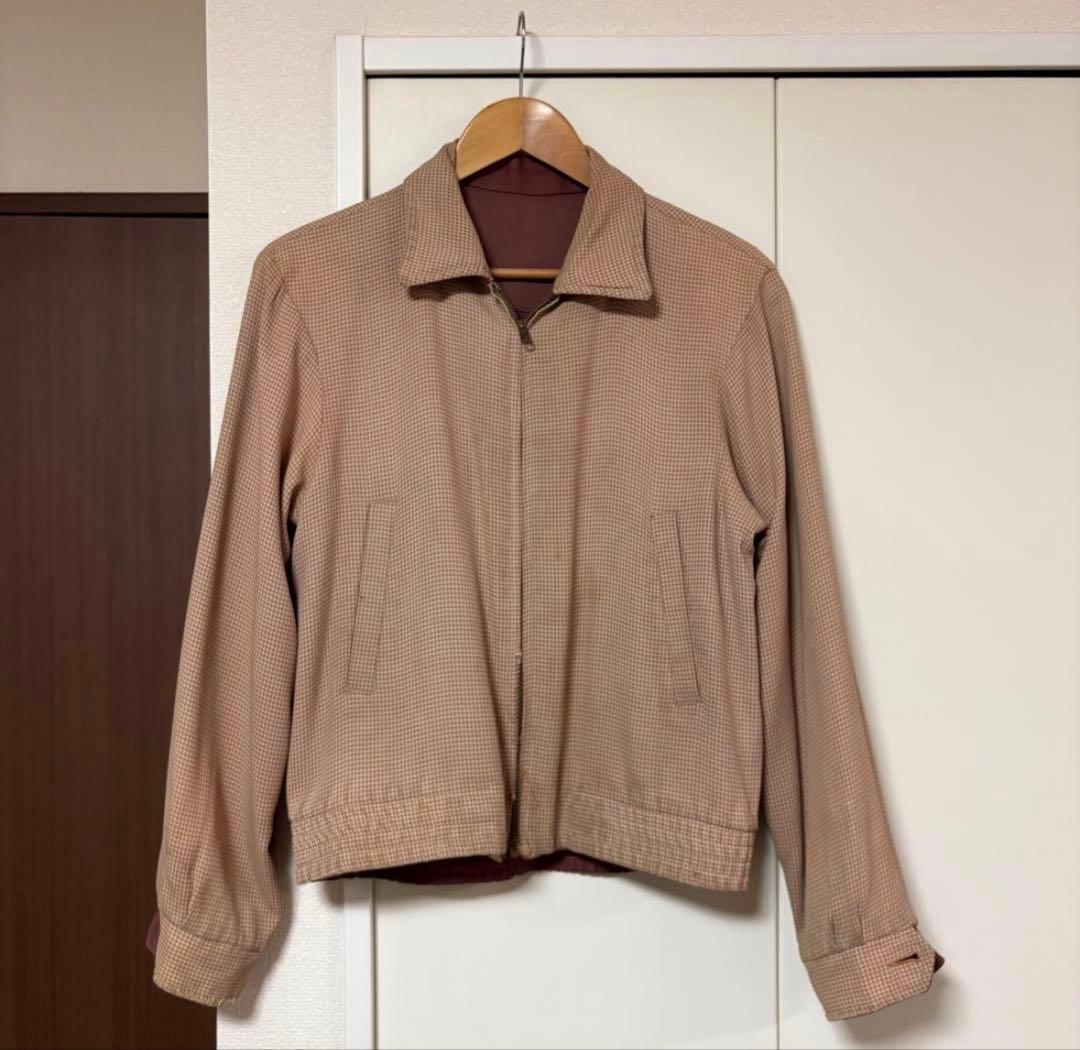 1950s 50s vintage ギャバジン　ジャケット　ロカビリー　ギャバ