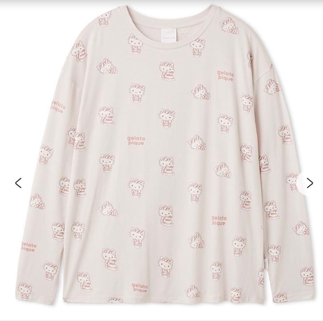 gelato pique ジェラートピケ　サンリオハウス　Tシャツ　ロングパンツ