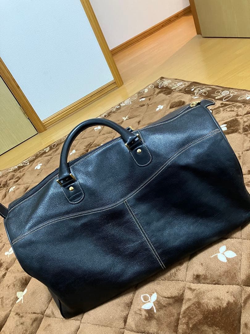 美品イタリア製ダンヒルフルレザー ボストンバッグ