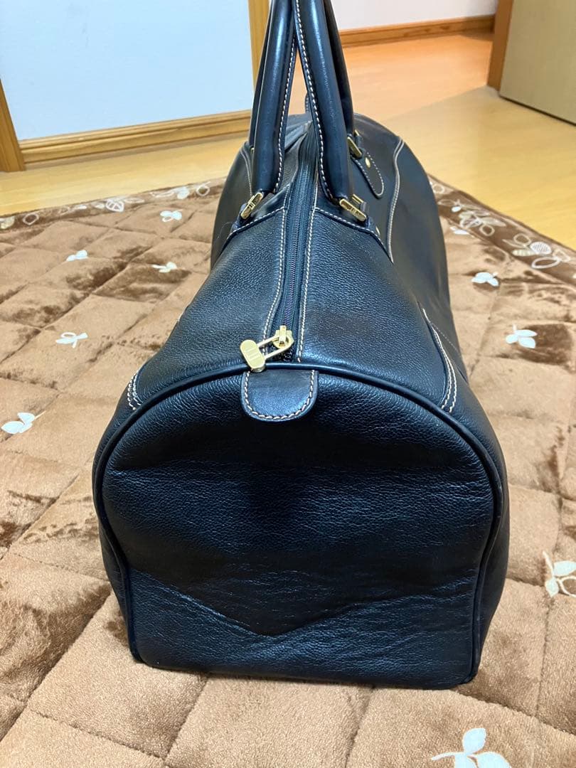 美品イタリア製ダンヒルフルレザー ボストンバッグ