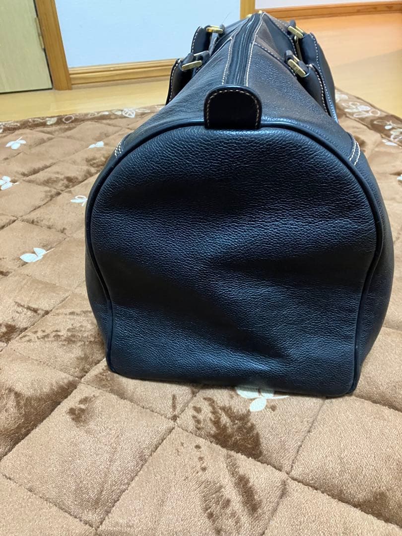 美品イタリア製ダンヒルフルレザー ボストンバッグ