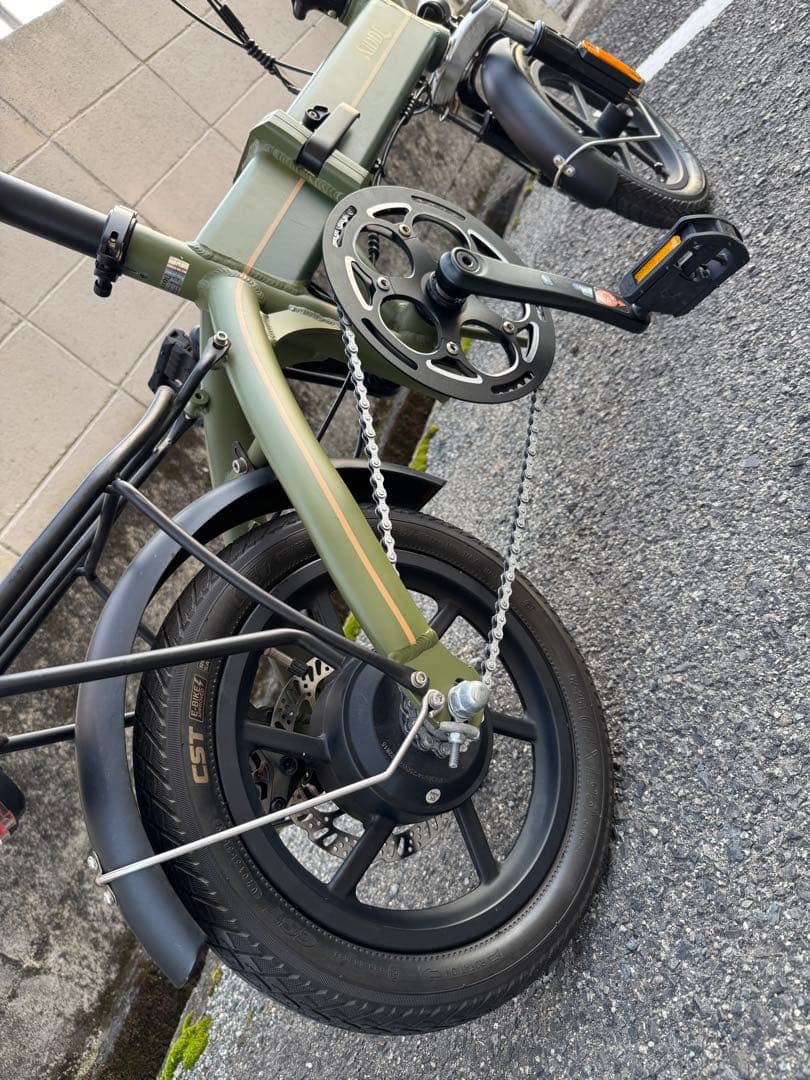 「美品」Aidde A1TS アシスト折りたたみ電動自転車
