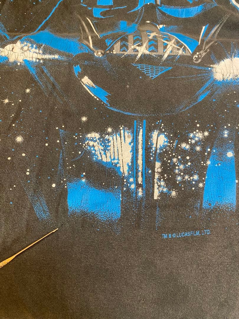 スターウォーズ USA製ヴィンテージ tシャツ ダースベイダー 大判プリント Ｍ