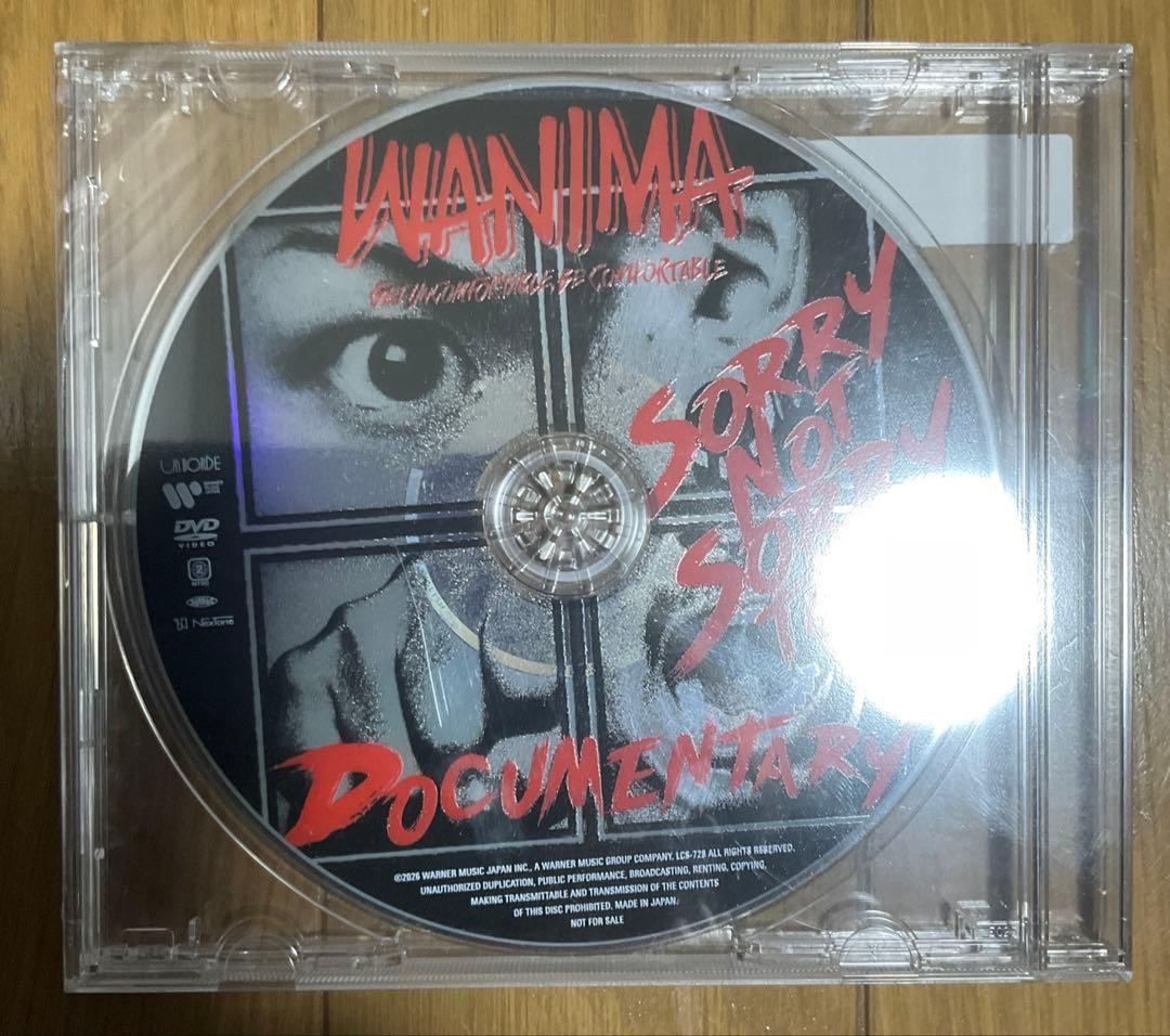 WANIMA/DVD 会員限定DVD付き