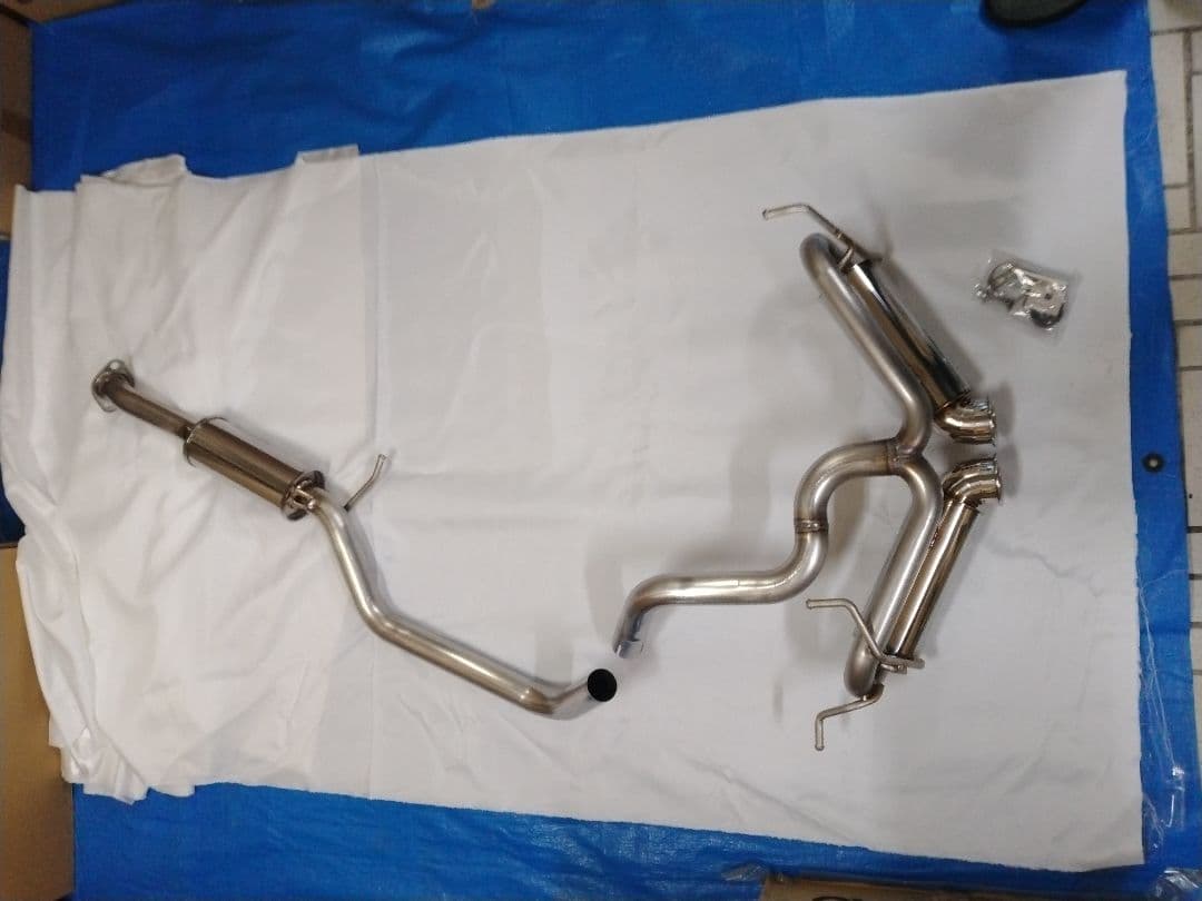 ととちゃん　JB64用センターW出しマフラー 5次元製 車検対応 未使用品