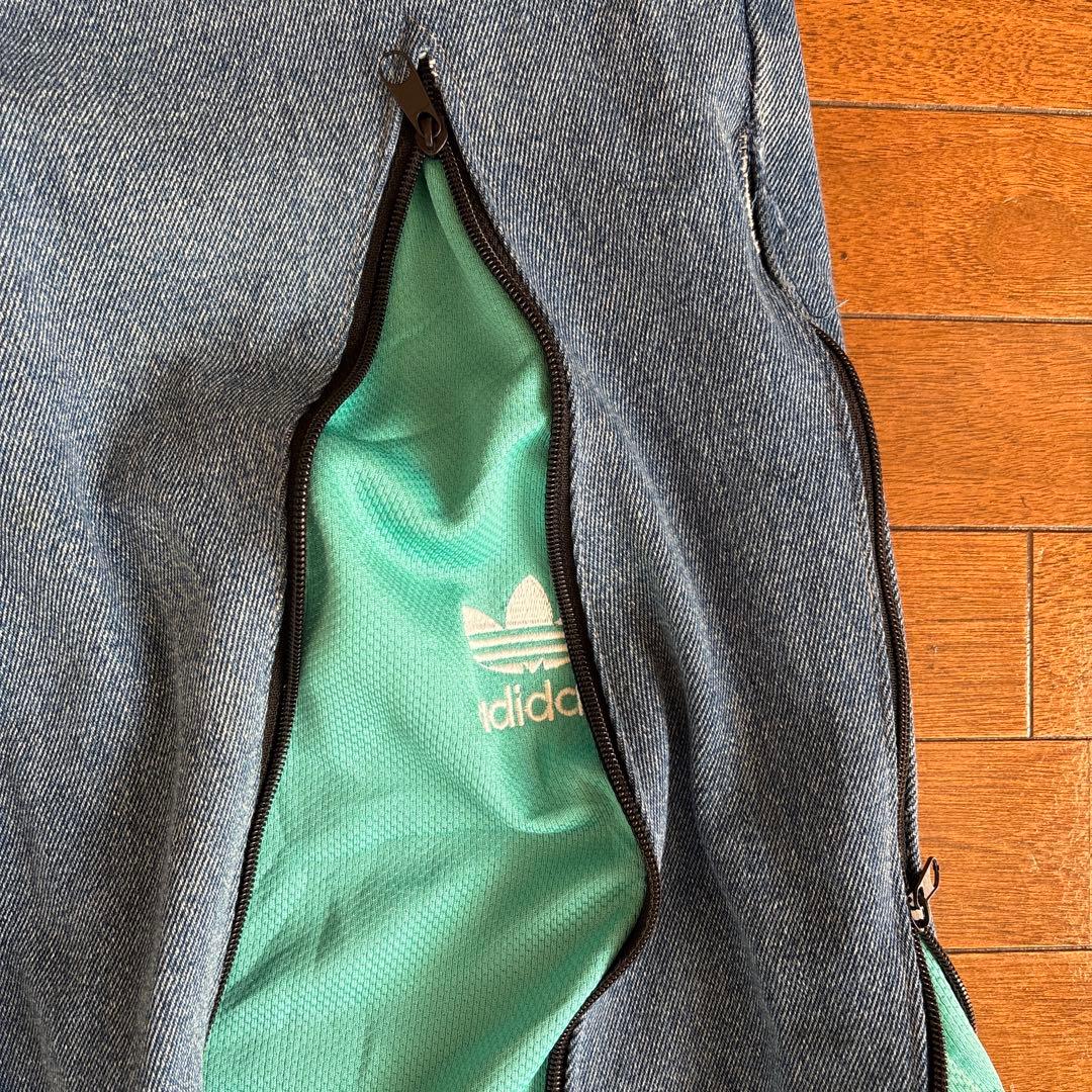 adidas リメイクデニムパンツ フリーサイズ