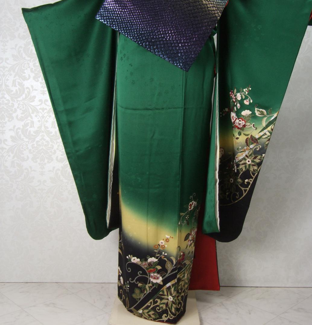 アールヌーヴォー　ゴシック振袖　金駒刺繍　振袖フルセット　成人式 ｍ10