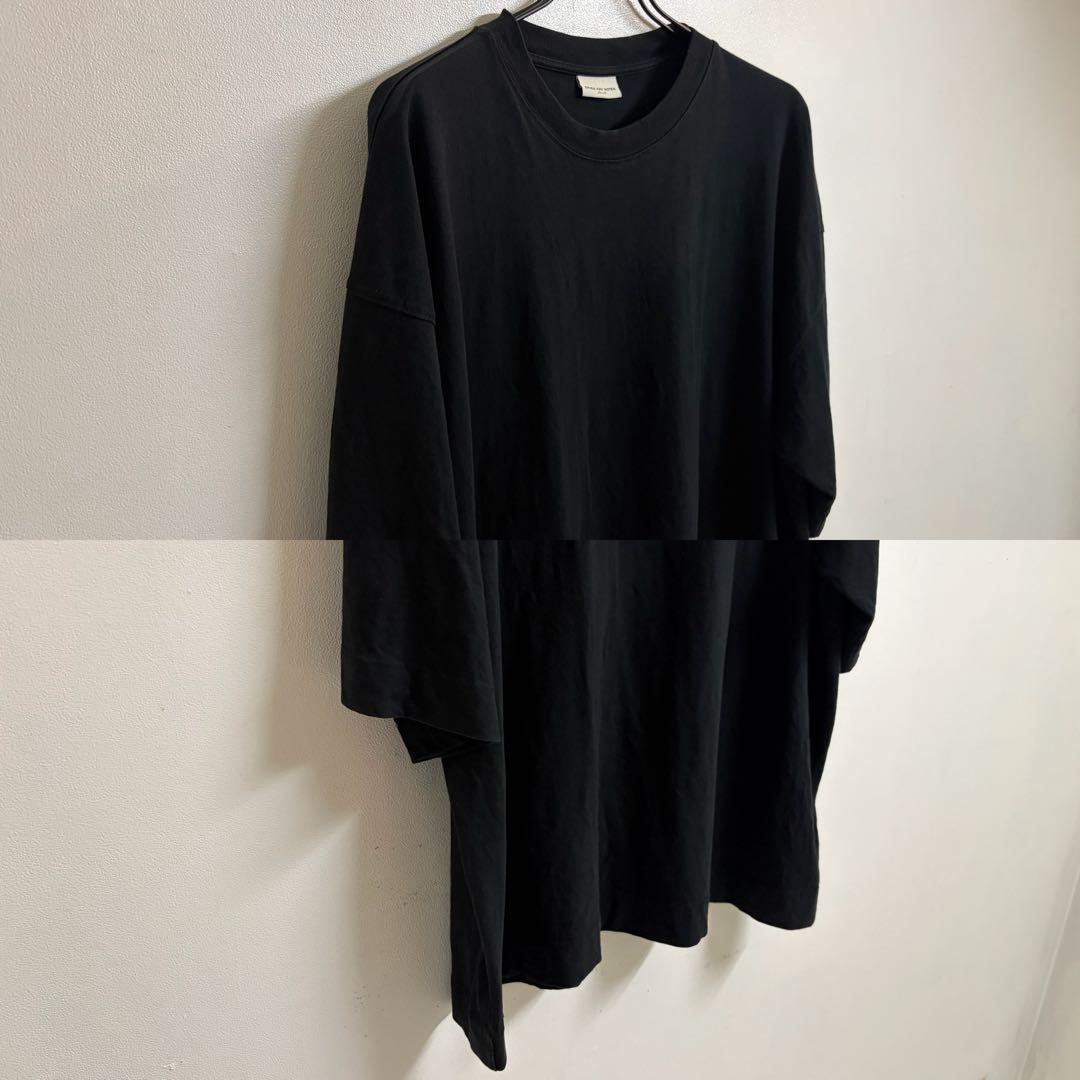 DRIES VAN NOTEN トルコ製 OVER SIZEカットソー ブラック