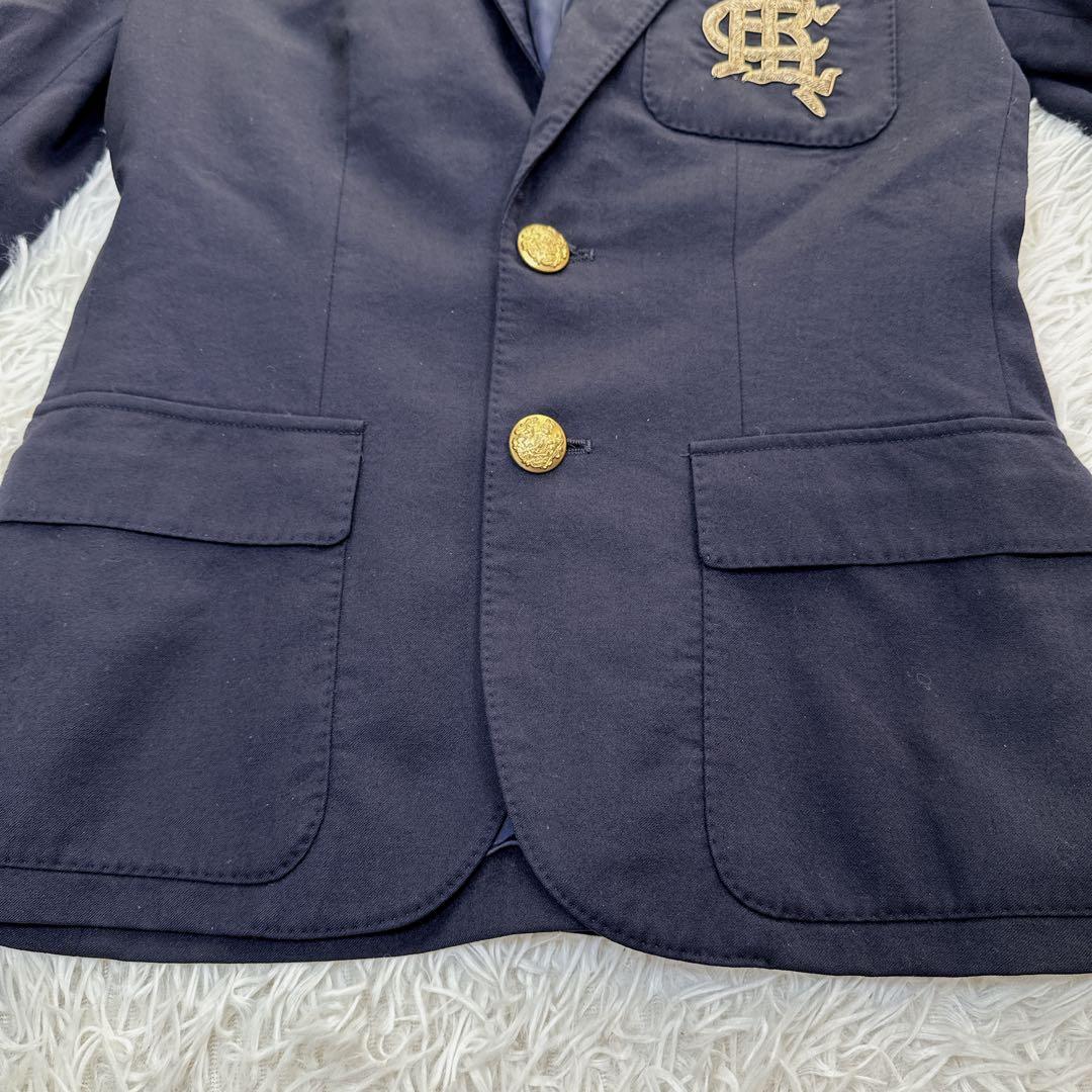 美品✨RALPH LAUREN レディース 紺ブレ ジャケット S相当 ネイビー