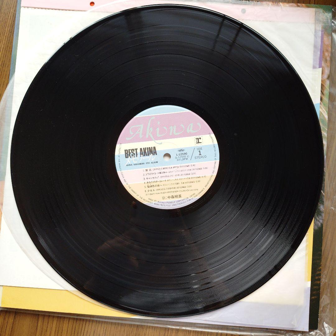 中森明菜　BEST AKINAメモワール5thアルバム　レコード