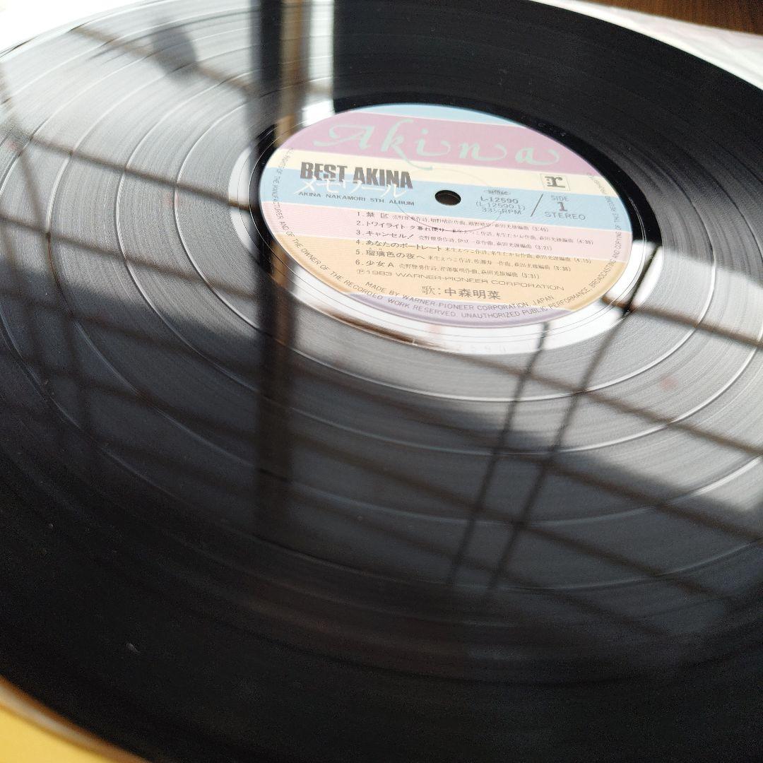 中森明菜　BEST AKINAメモワール5thアルバム　レコード