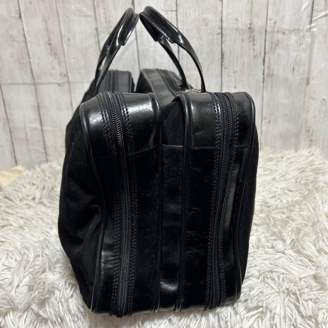 GUCCI グッチ ボストンバッグ キャンバス　レザー 旅行カバン　大容量
