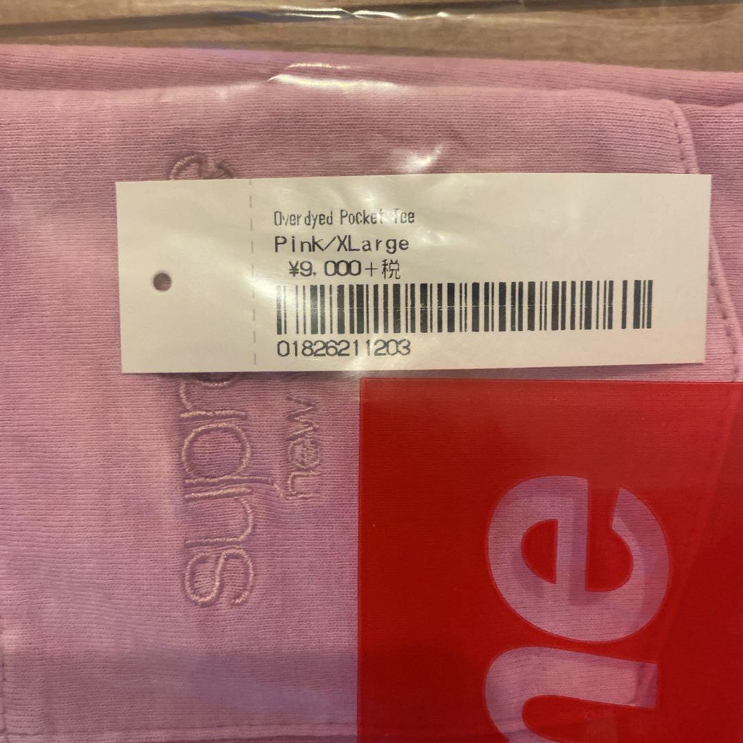 トップス supreme overdyed pocket tee XL