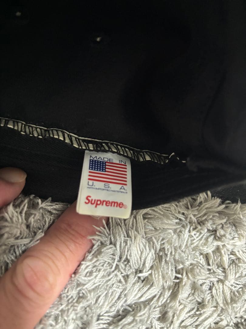 タイムセール！！ Supreme ブラック キャップ