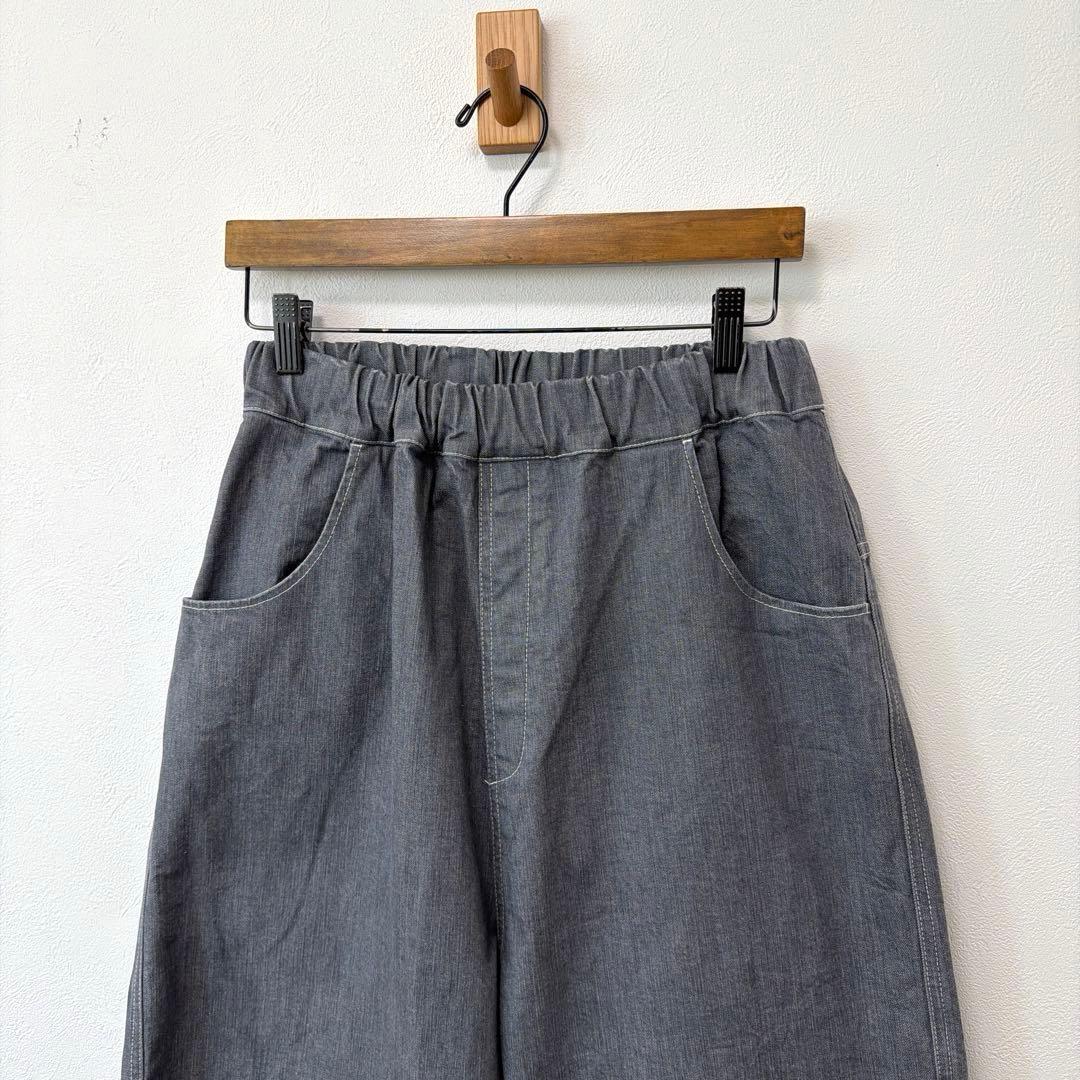 NARU FACTORY ストレッチデニム、ミズイロインド　カーゴパンツ