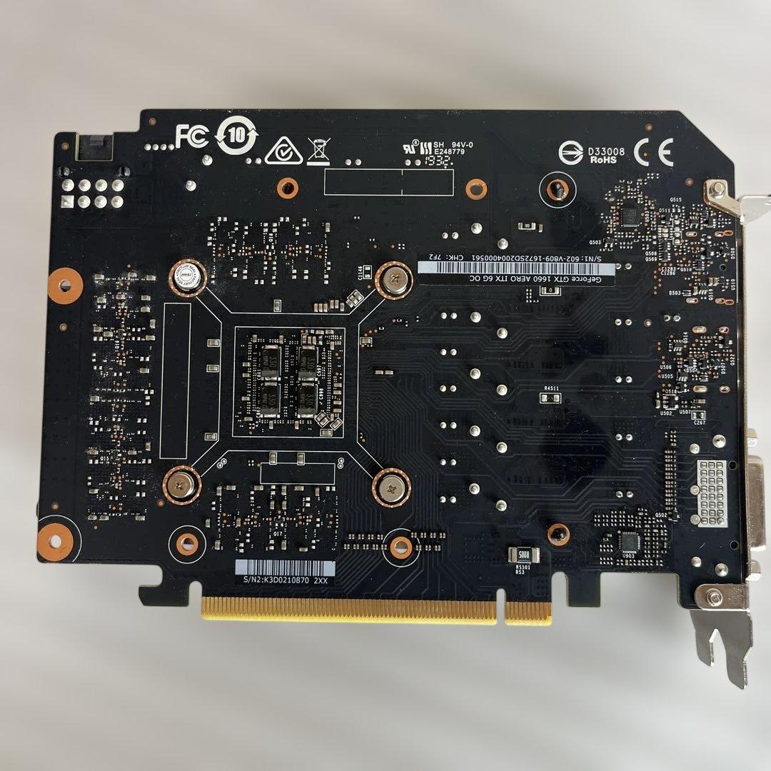 MSI GTX 1660 AERO ITX 6G OC グラフィックボード