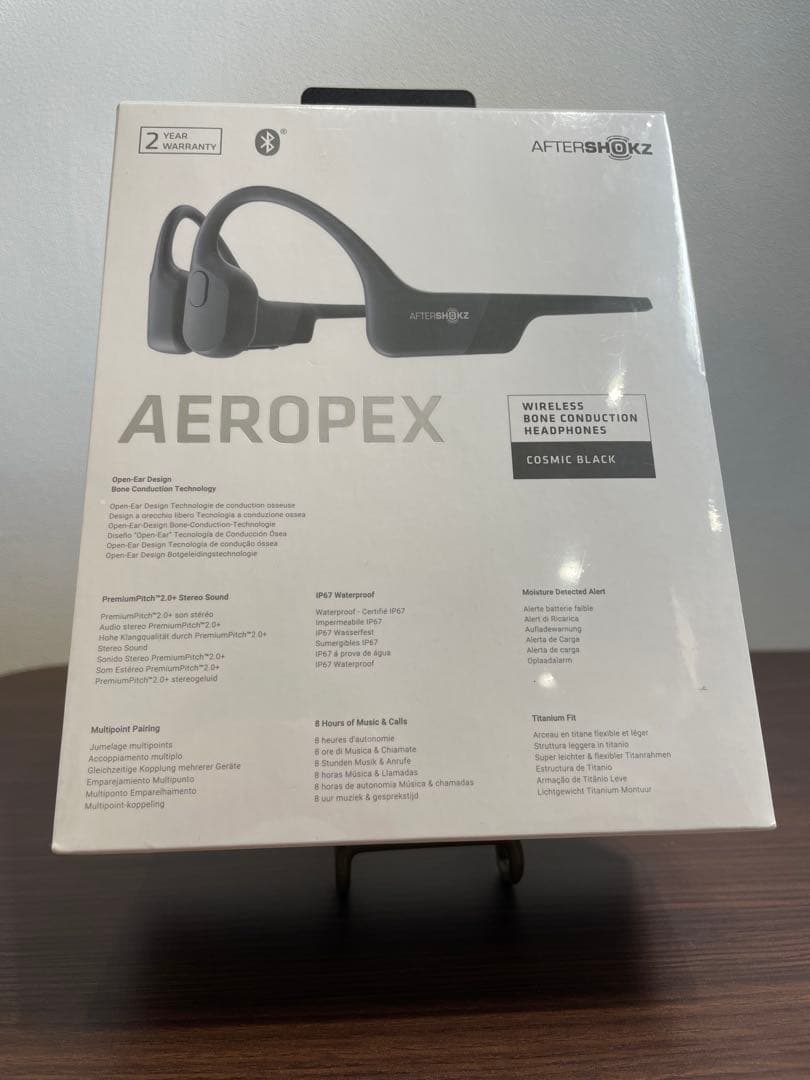 AFTERSHOKZ AEROPEX 骨伝導イヤホン BLACK 残り1つ
