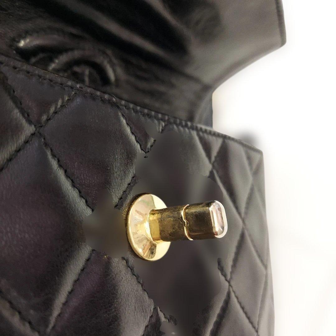 【美品】CHANEL　マトラッセ　ウエストポーチ　ギャランティカード付き　黒