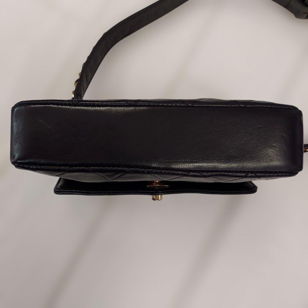 【美品】CHANEL　マトラッセ　ウエストポーチ　ギャランティカード付き　黒