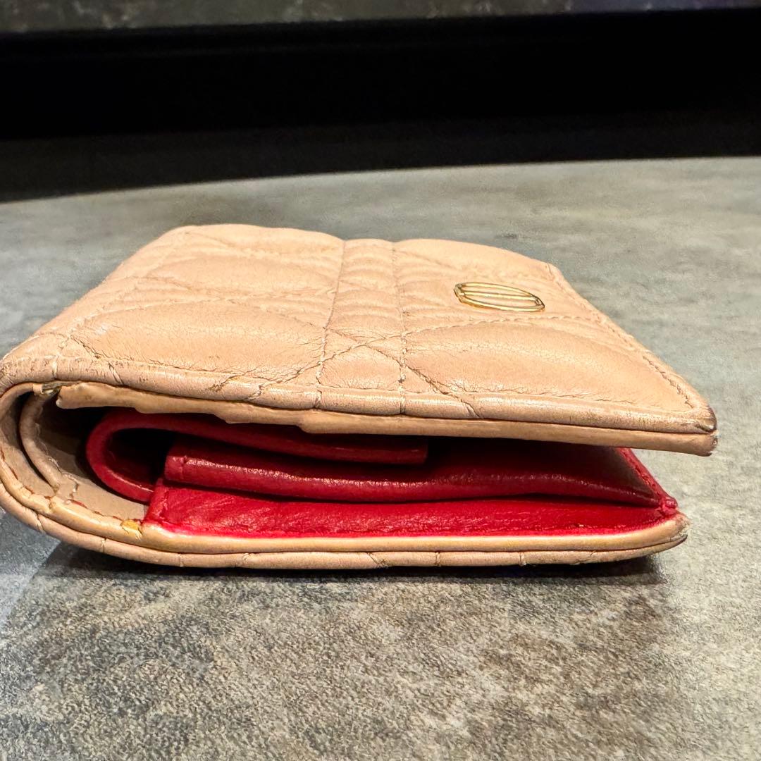 Christian Dior 折り財布 ピンク