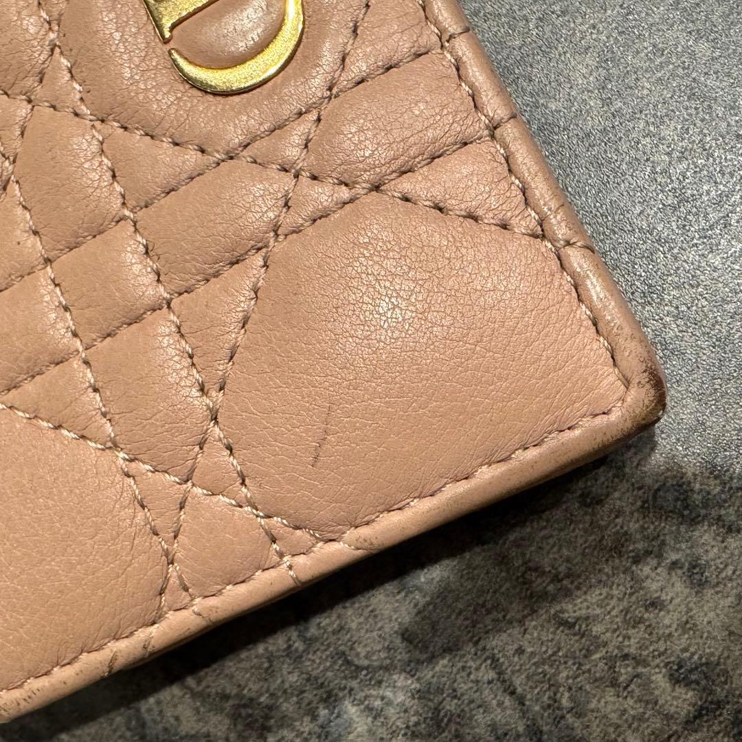 Christian Dior 折り財布 ピンク