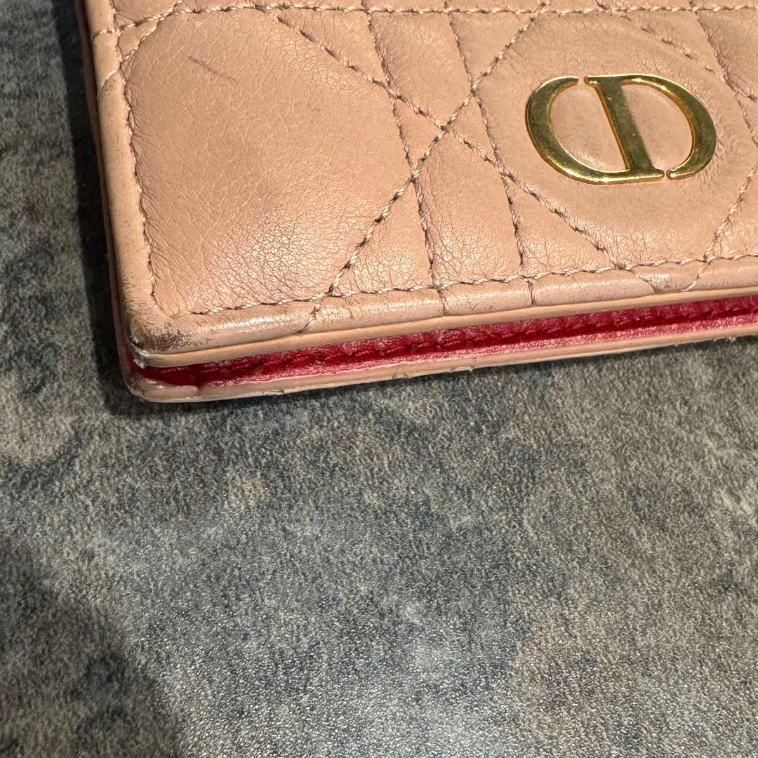 Christian Dior 折り財布 ピンク