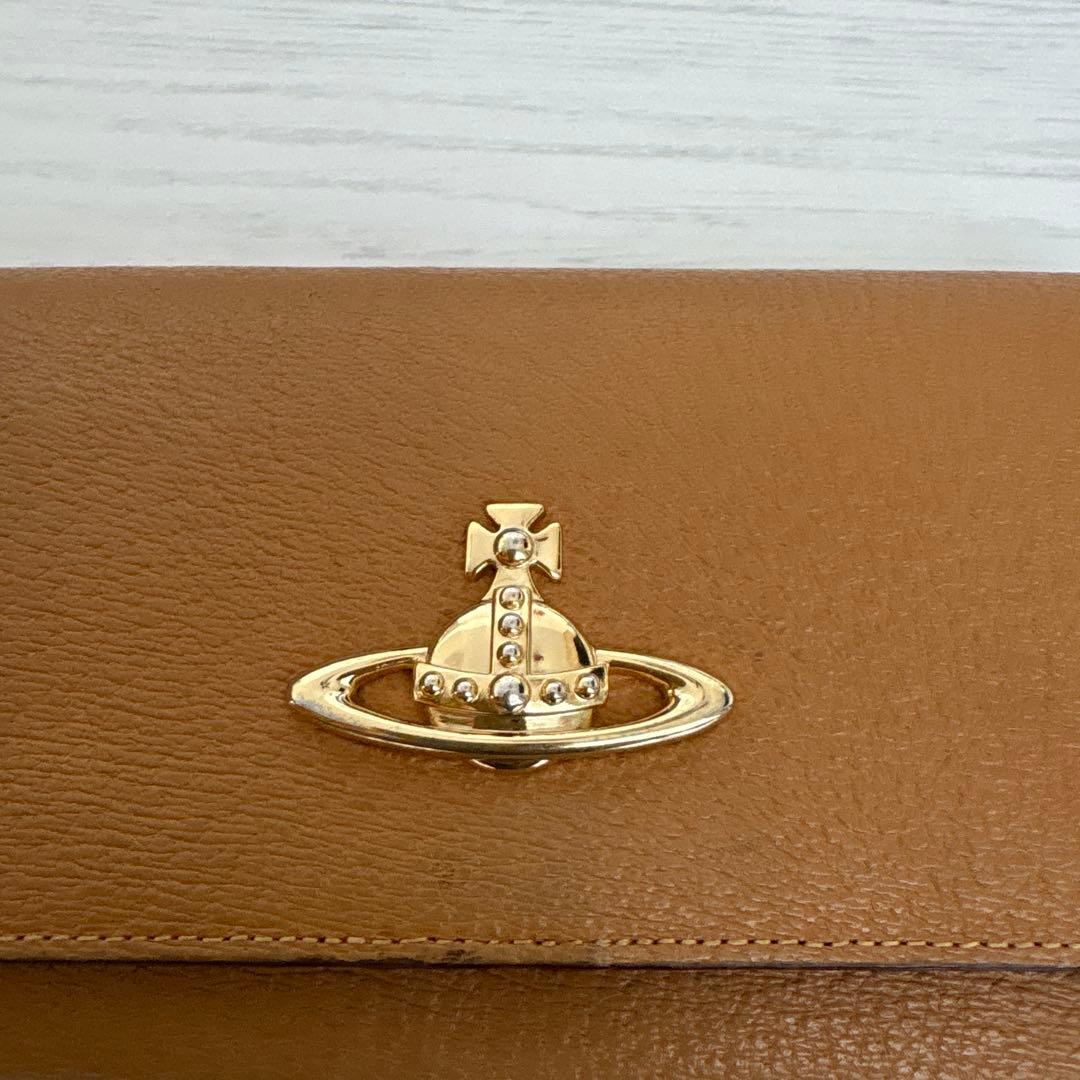 美品【Vivienne Westwood 】 オーブレザー 長財布 ➕カード入れ