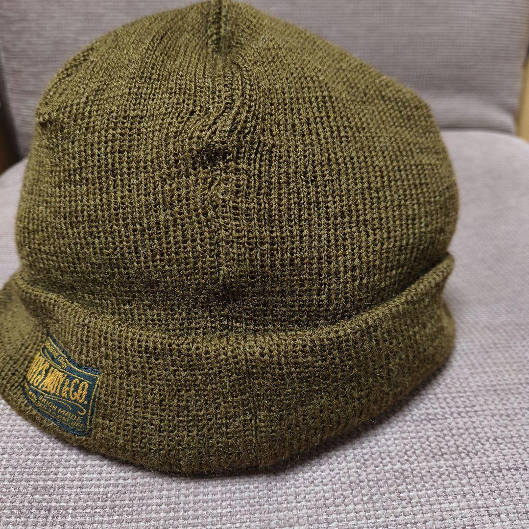 トイズマッコイミリタリーツバ付きニットキャップ