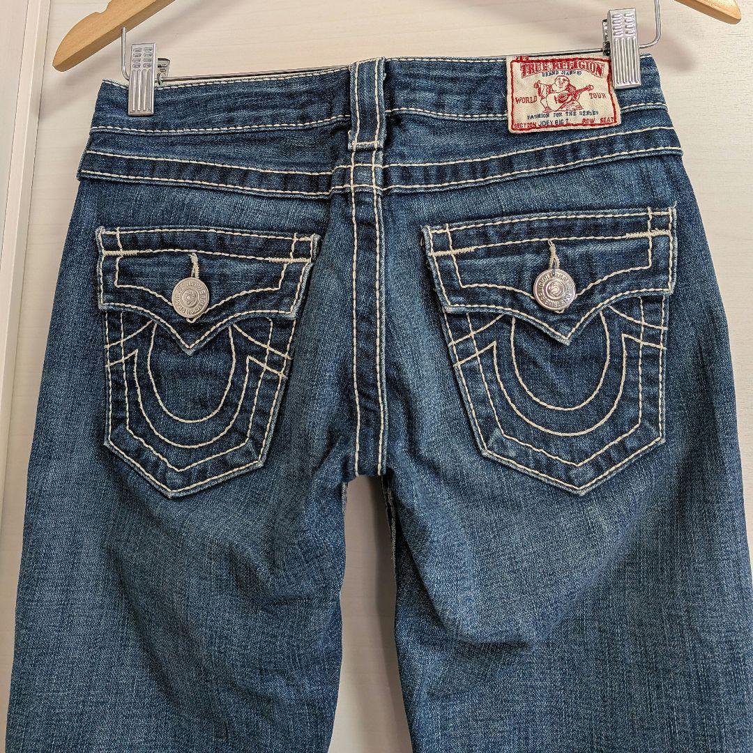 TRUERELIGION ローライズフレアデニム USA製 25 平成 y2k