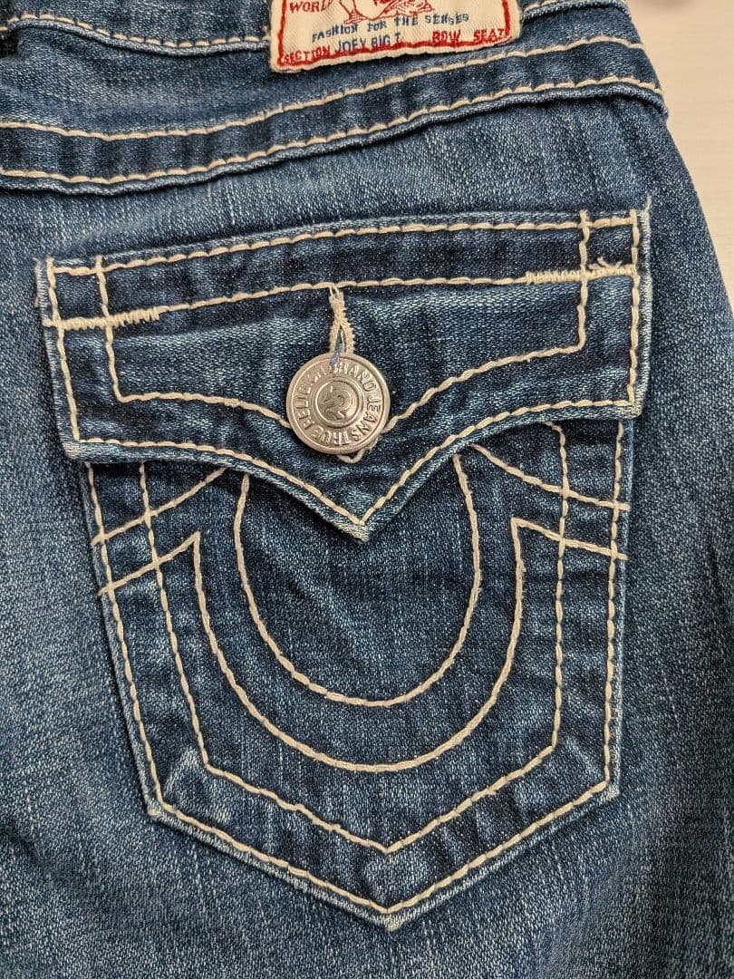 TRUERELIGION ローライズフレアデニム USA製 25 平成 y2k
