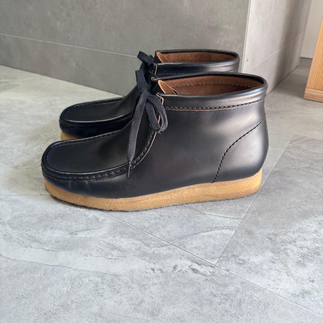 【極美品】Clarks クラークス ワラビー ブーツ スムースレザー