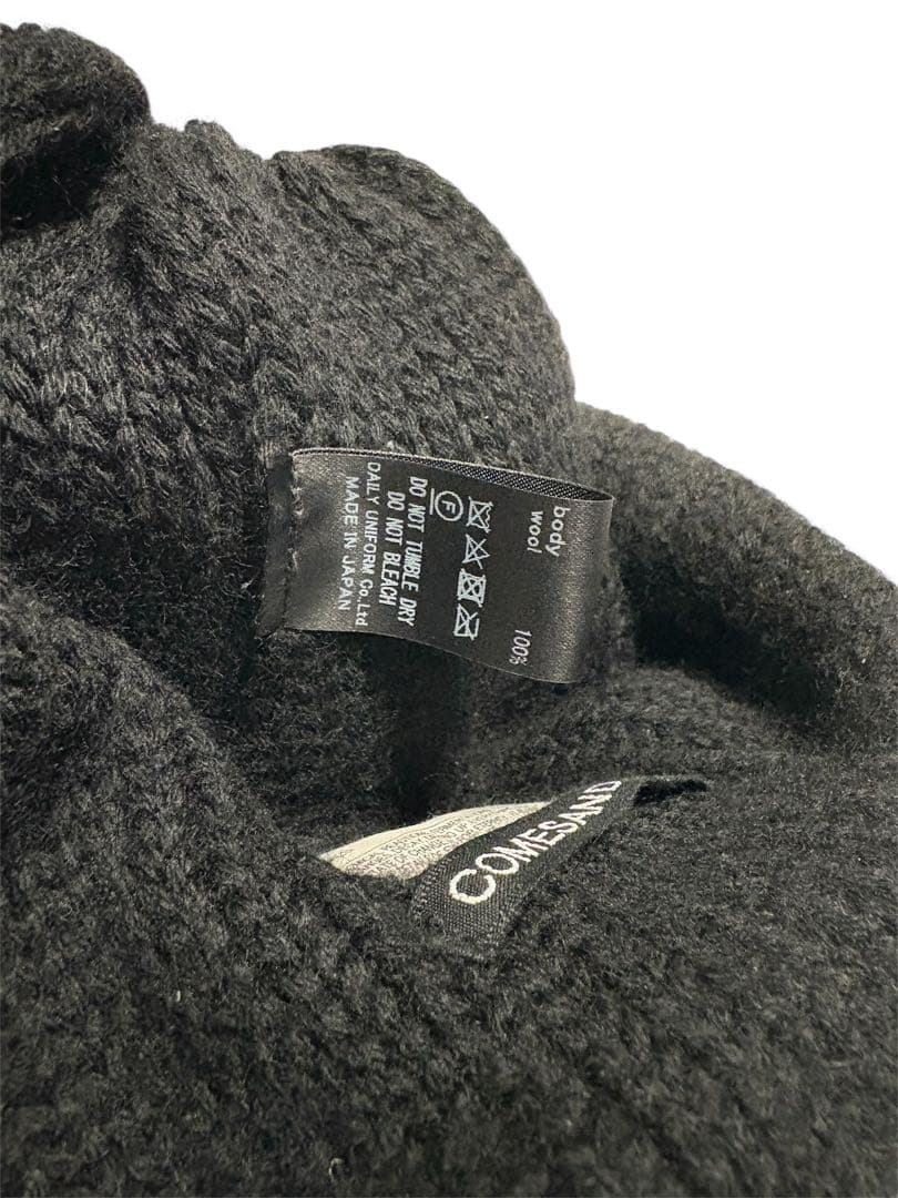 COMESANDGOES カムズアンドゴーズ ニットキャップ ニット帽 黒