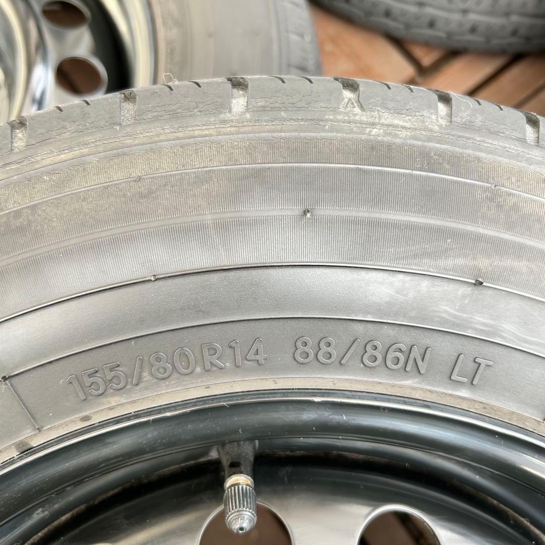 プロボックス純正 タイヤ ホイール　155/80R14 14インチ　PCD100