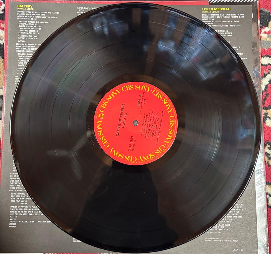 メタリカ レコード 国内盤 美品