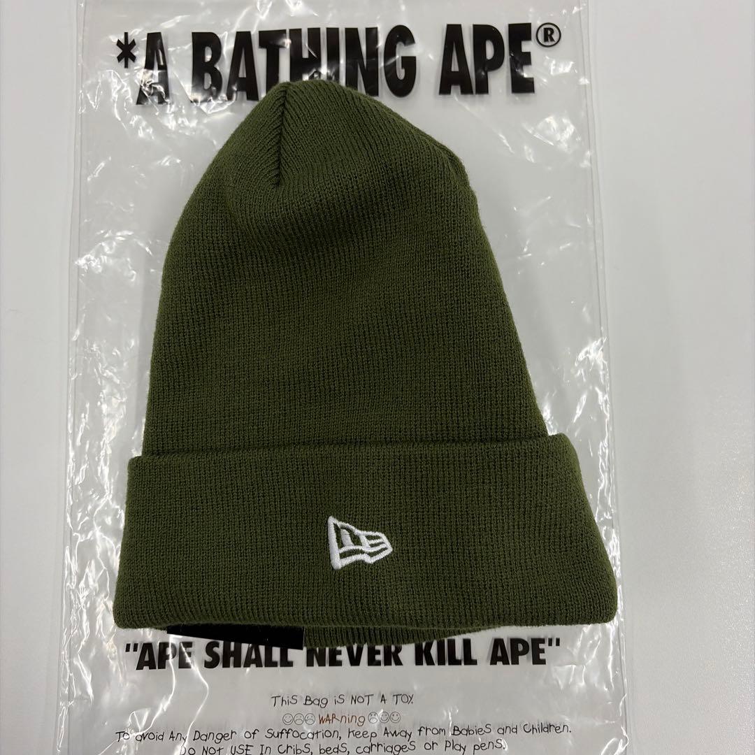 A BATHING APE オリーブ ビーニー