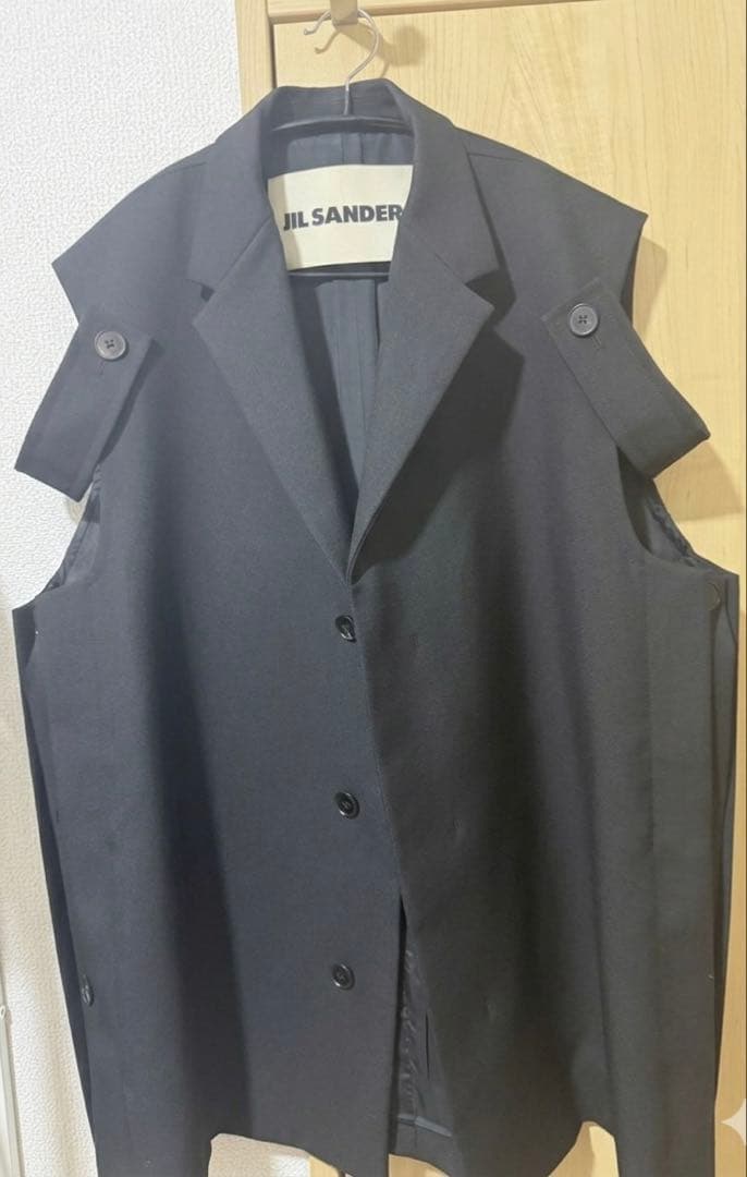 【希少】JIL SANDER テーラードベスト サイズ48（L）