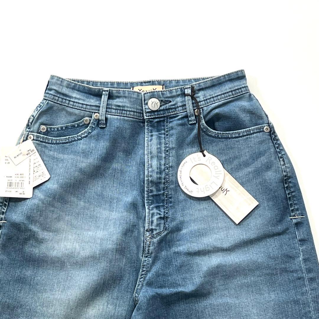 【札付き未使用品】ヤヌーク　デニムパンツ　ルーズストレート　ジョーン　25