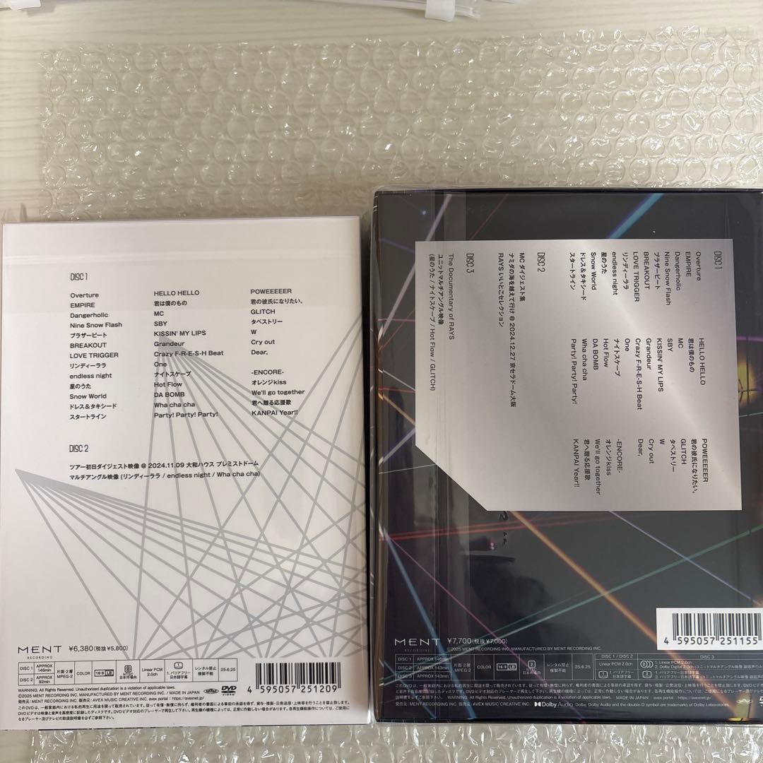 ManRAYS 初回盤 2024 コンサート DVD