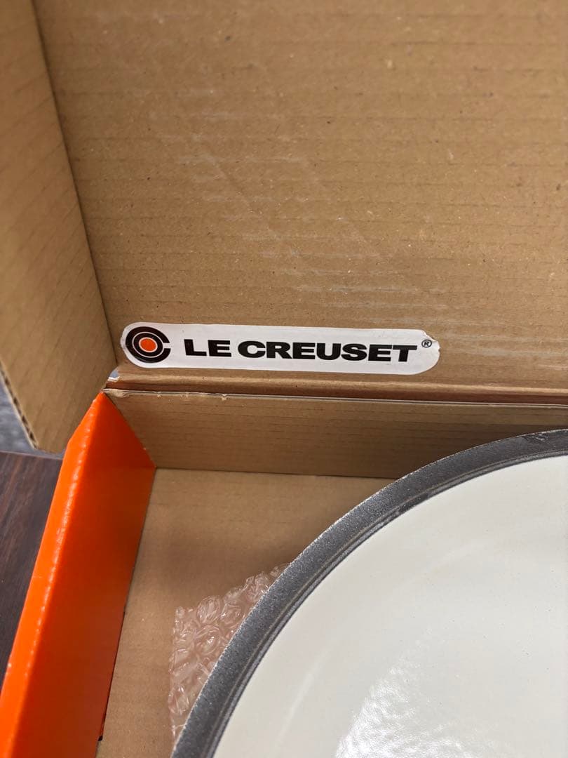 LE CREUSET 両手鍋 ホワイト 26cm