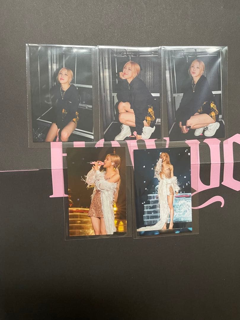 blackpink ロゼ　トレカ5枚セット