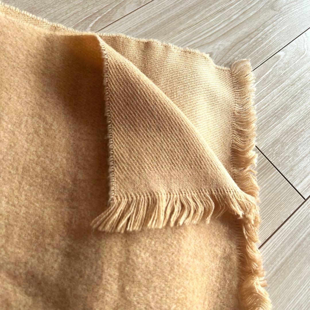 SLOBE IENA MYLAB WOOL STOLE キャメル　スローブイエナ