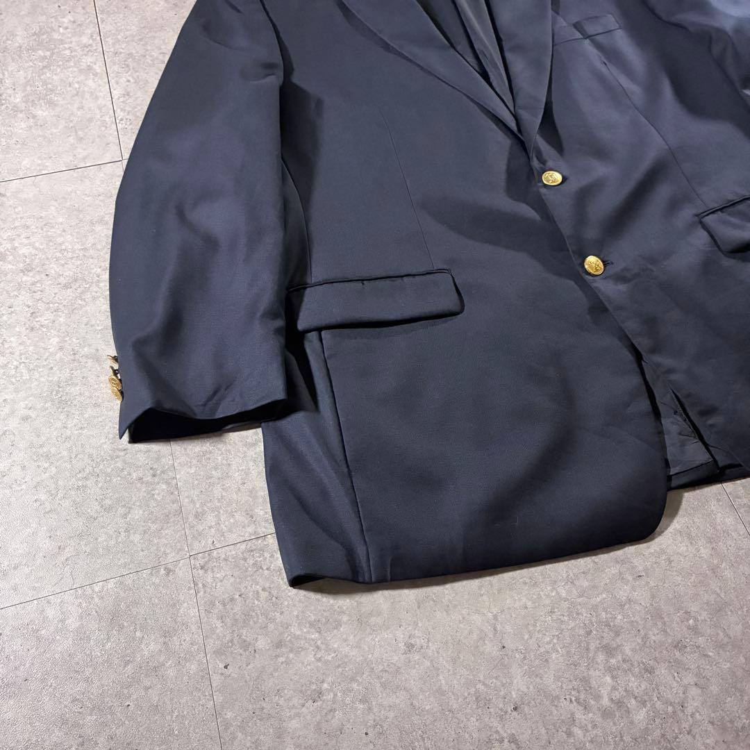 90s Lauren Ralph Lauren紺ブレ金ボタンテーラードジャケット