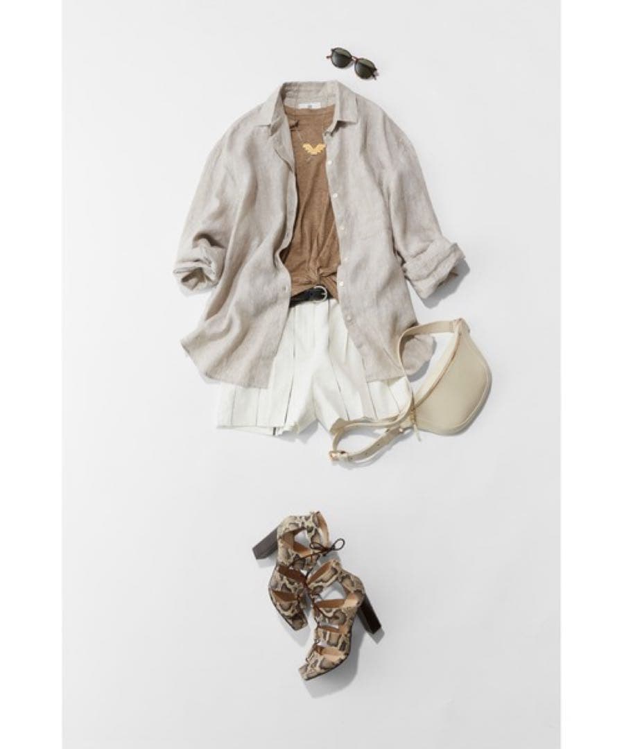 BANANA REPUBLIC Vida ベルトレザーバッグ