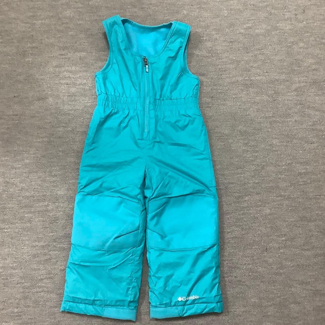 Columbia 子ども用スキーウェアセット ピンク水色　3T