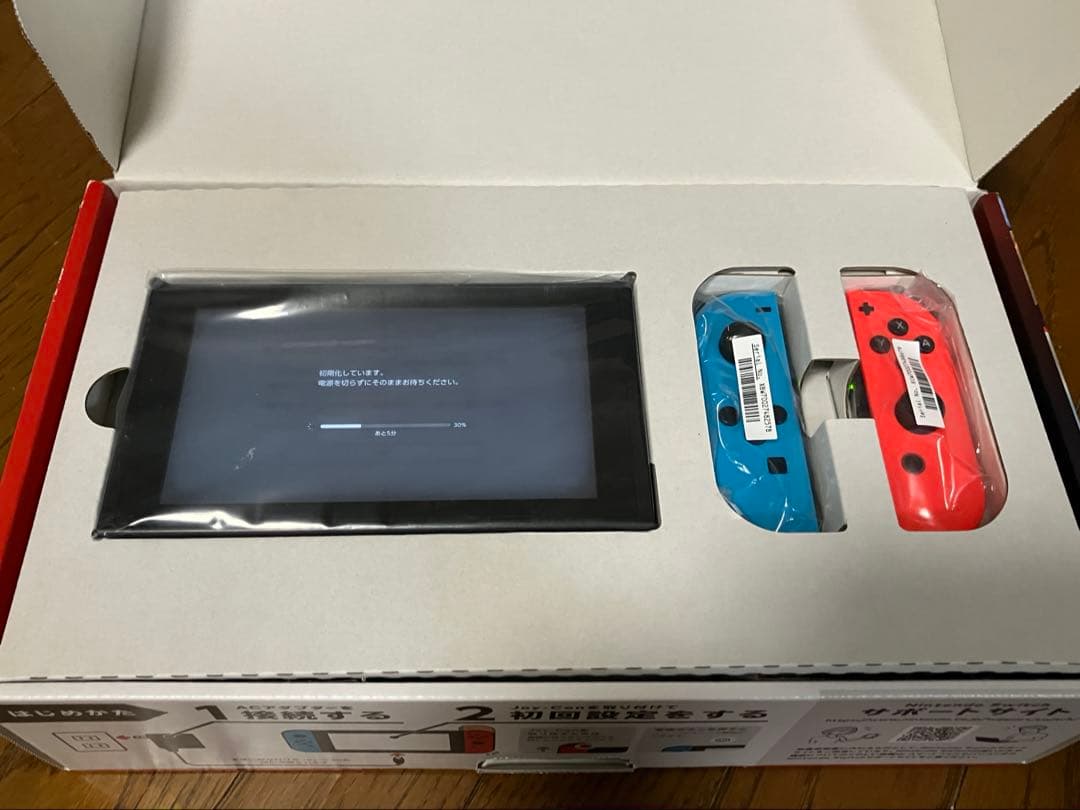 匿名配送 Nintendo switch 本体 (フィルム+SDカード付)