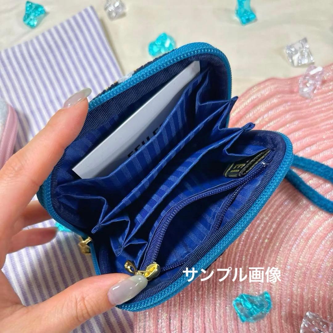 フェイラー シンス ラウンドファスナー財布 新品 宝石柄 ジュエリー ポーチ